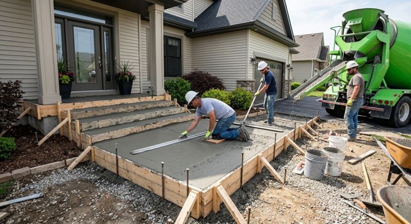 Concrete Installation in Monroe, MI