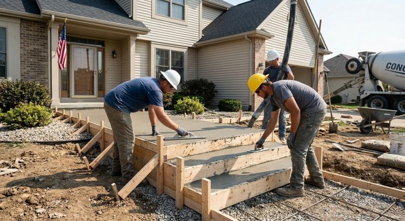 Concrete Installation in Monroe, MI