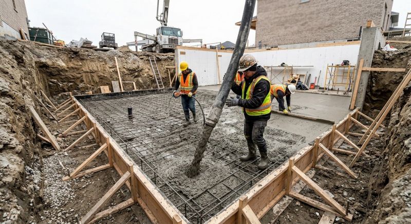 Basement Concrete Installation in Trenton, MI