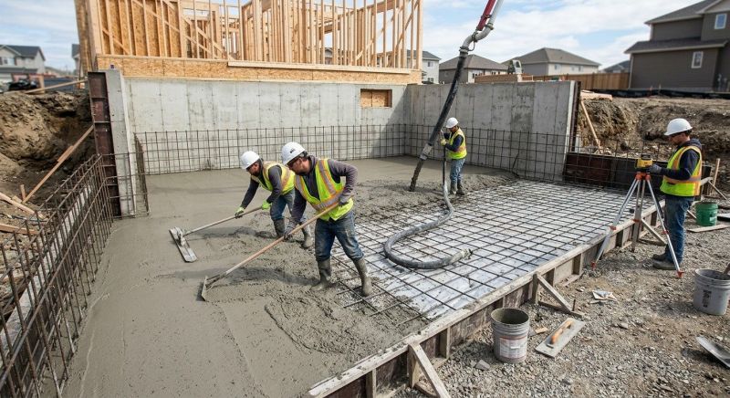 Basement Concrete Installation in Trenton, MI