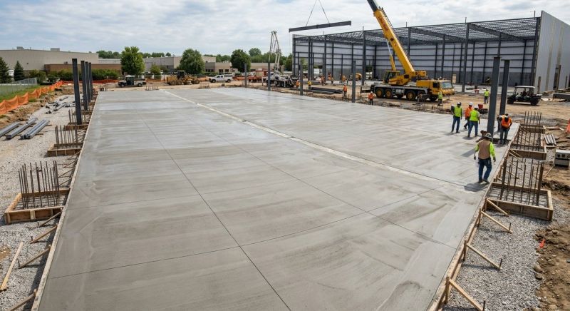 Commercial Slab Construction in Carleton, MI