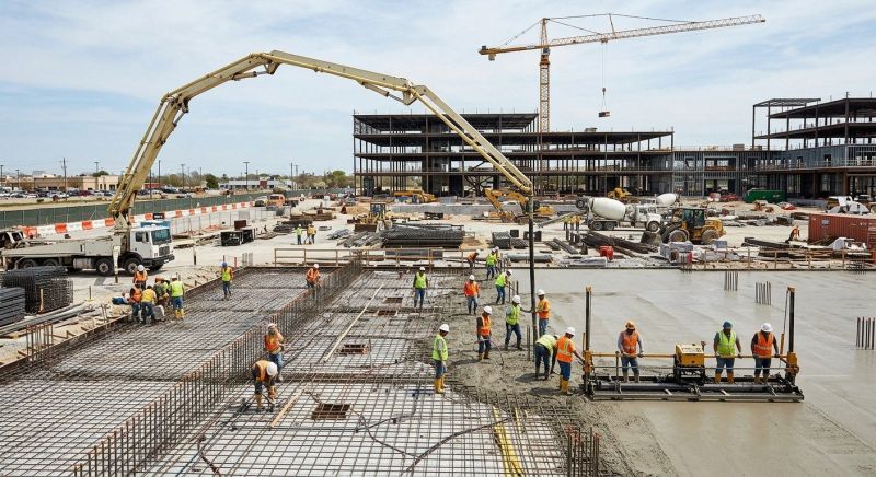 Commercial Slab Construction in Curtice, OH