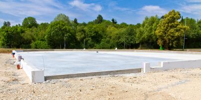 Commercial Slab Installation in Belleville, MI