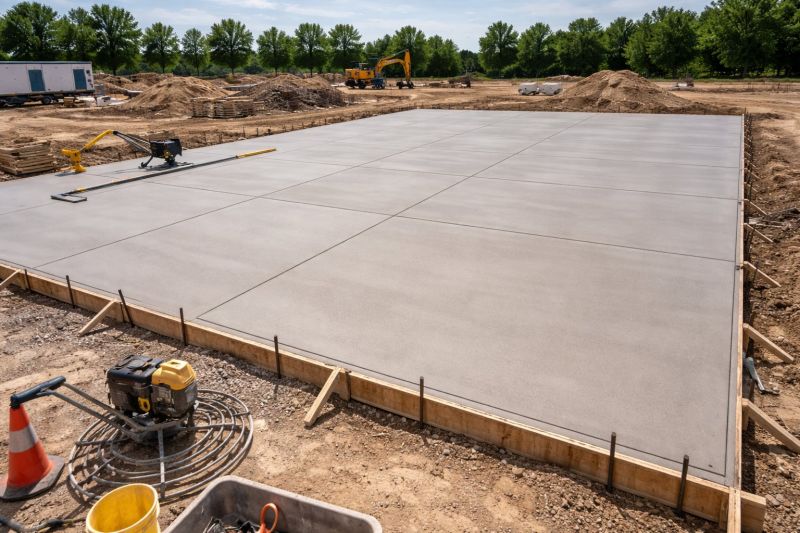 Commercial Slab Installation in Carleton, MI