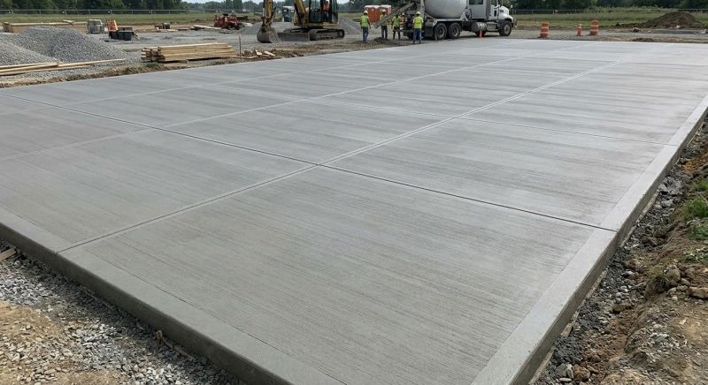 Commercial Slab Installation in Carleton, MI