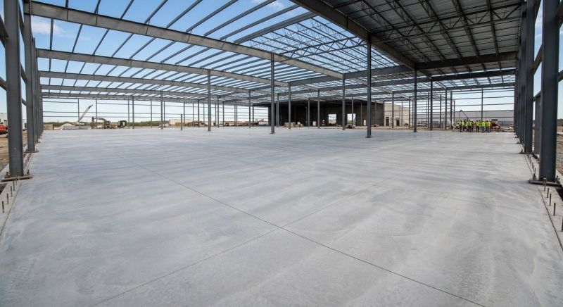 Commercial Slab Installation in Willis, MI