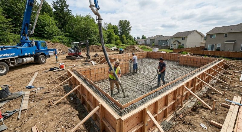 Foundation Construction in Newport, MI