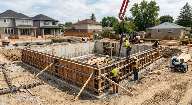 Foundation Construction in Wyandotte, MI