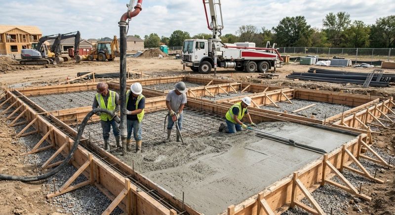 Foundation Wall Pouring in Romulus, MI