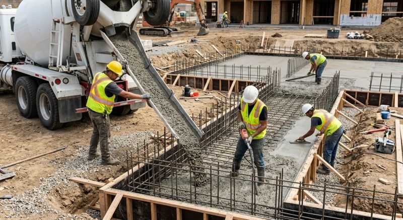 Foundation Wall Pouring in Temperance, MI