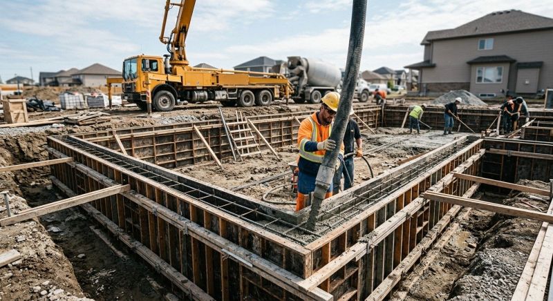Foundation Wall Pouring in Wayne, MI