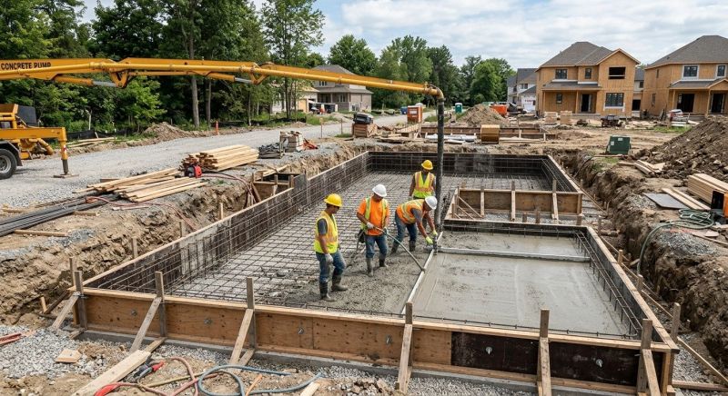 Home Foundation Installation in Milan, MI