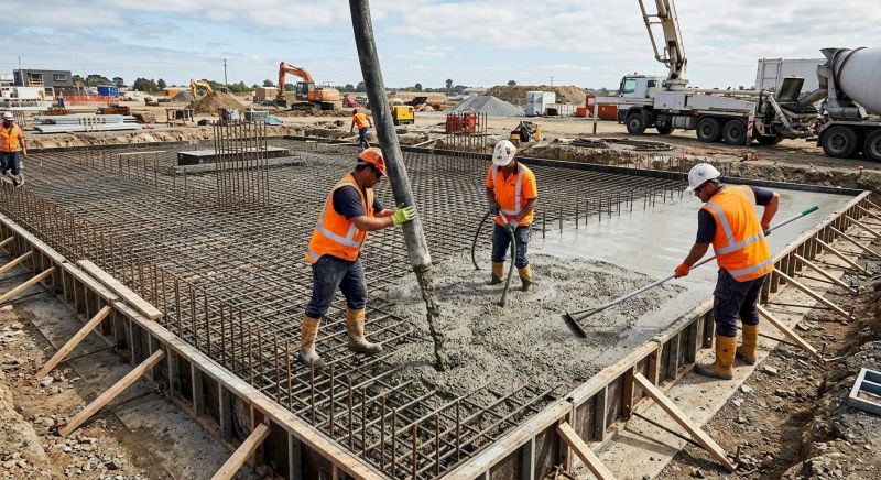 Poured Foundation Installation in Monroe, MI